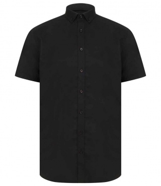 Henbury H517R Modern Short Sleeve Regular Fit Oxford Shirt